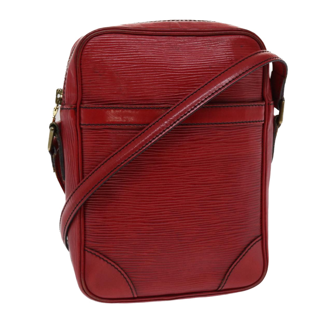 LOUIS VUITTON Epi Danube Shoulder Bag Red M45637 LV  49261