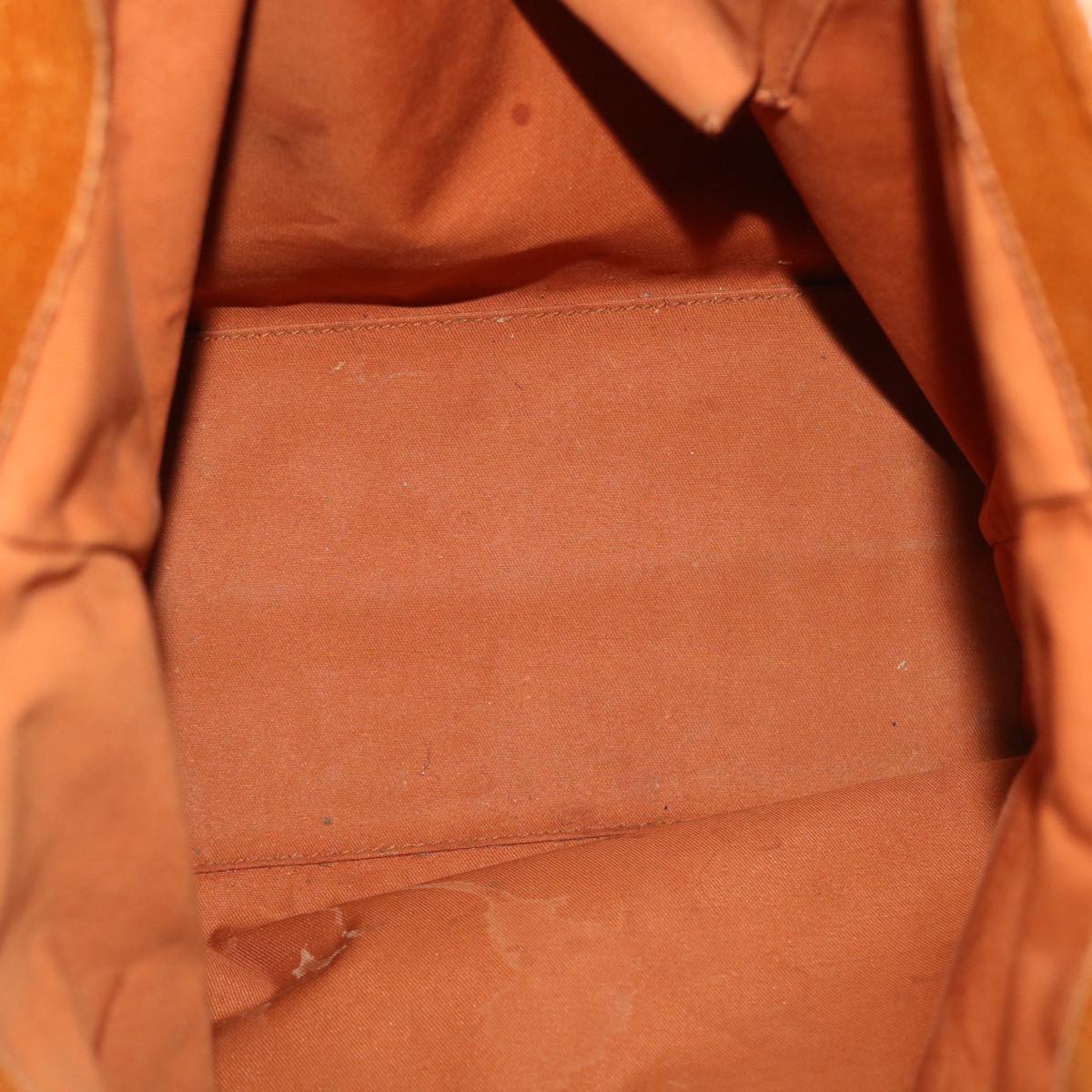 GUCCI GG Canvas Tote Bag Canvas Leather Beige Brown 120836  49290