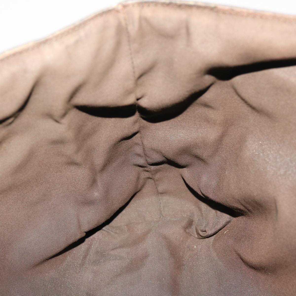 GUCCI GG Canvas Tote Bag Coated Canvas Beige Dark Brown 268639  49291