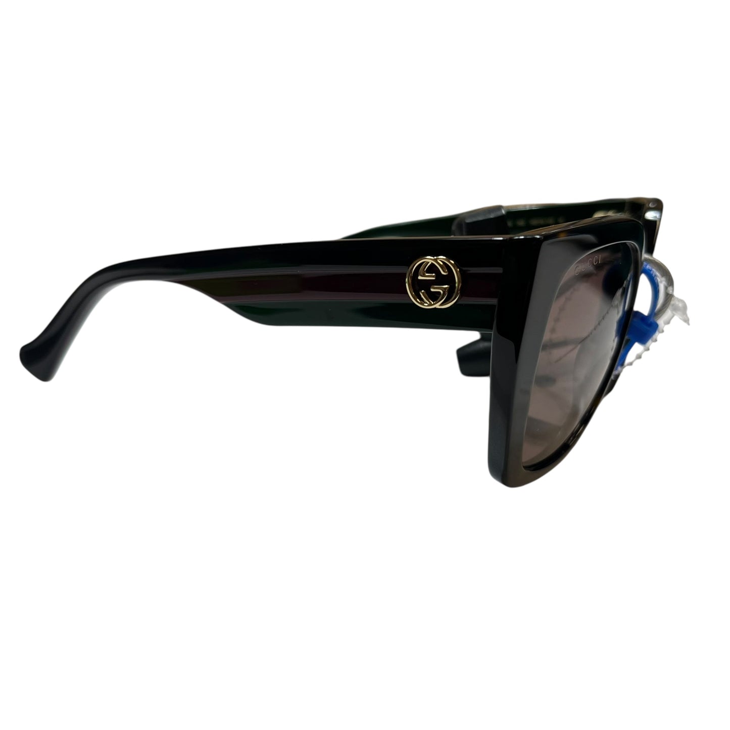 Sunglasses Luxury Designer By Gucci In Tortoise Shell Print