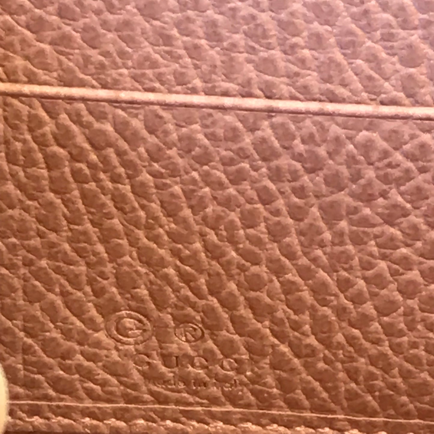 Wallet Luxury Designer By Gucci In Pink, Size:Large