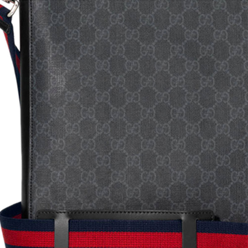 GUCCI Night Courrier Single- Shoulder Bag Black/Grey 474137-9F23N-8850