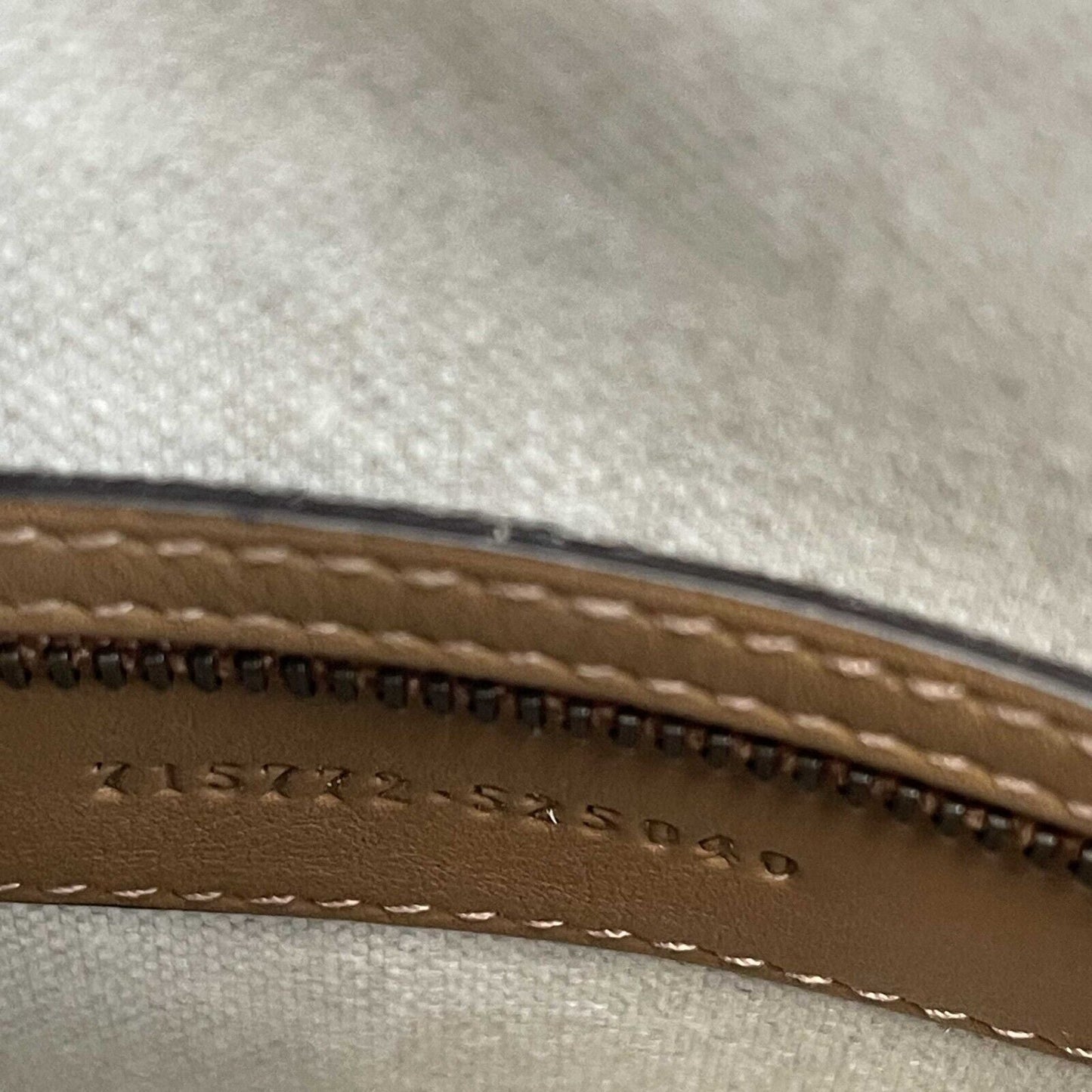 GUCCI Beige Leather Bauletto Double G Small Top Handle Tote Crossbody Bag