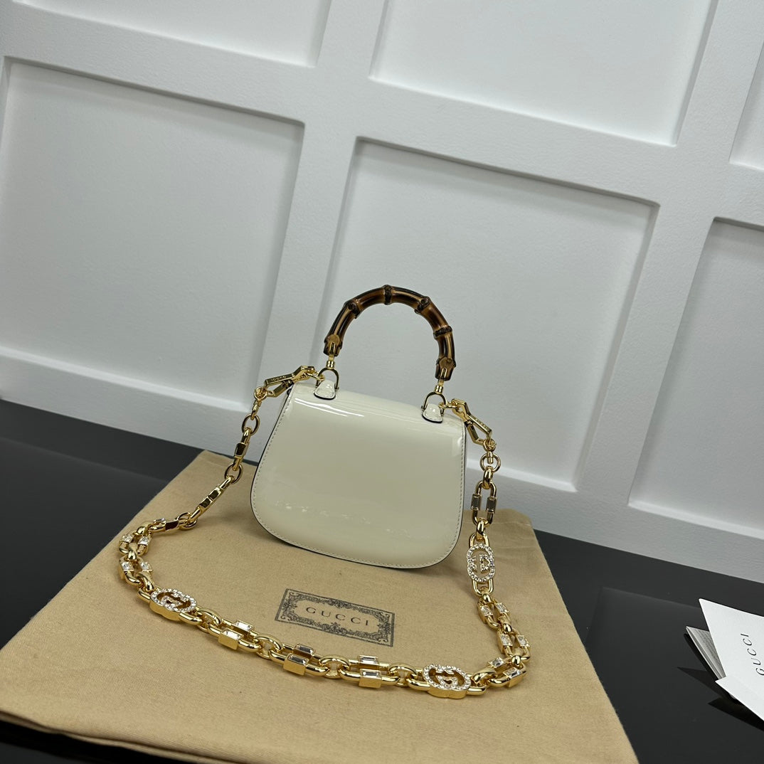 BOLSA GUCCI BAMBOO 1947 PEQUENA