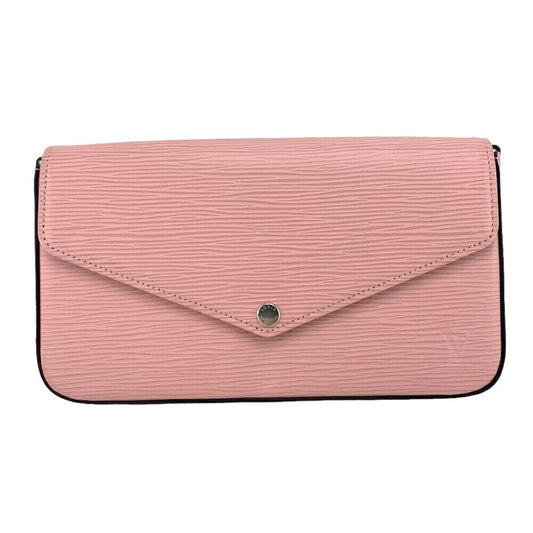 Louis Vuitton  Leather Chain/Shoulder Wallet