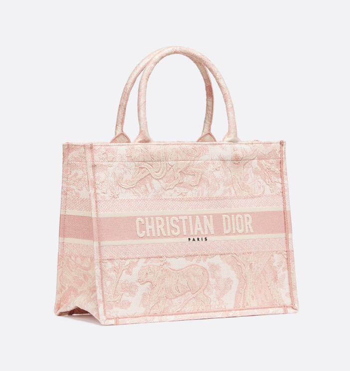 Dior Book Tote Medium Canvas Bag