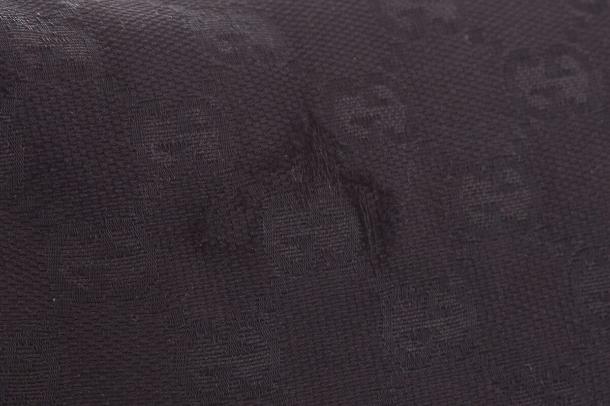 Gucci Vintage Black Monogram Hobo