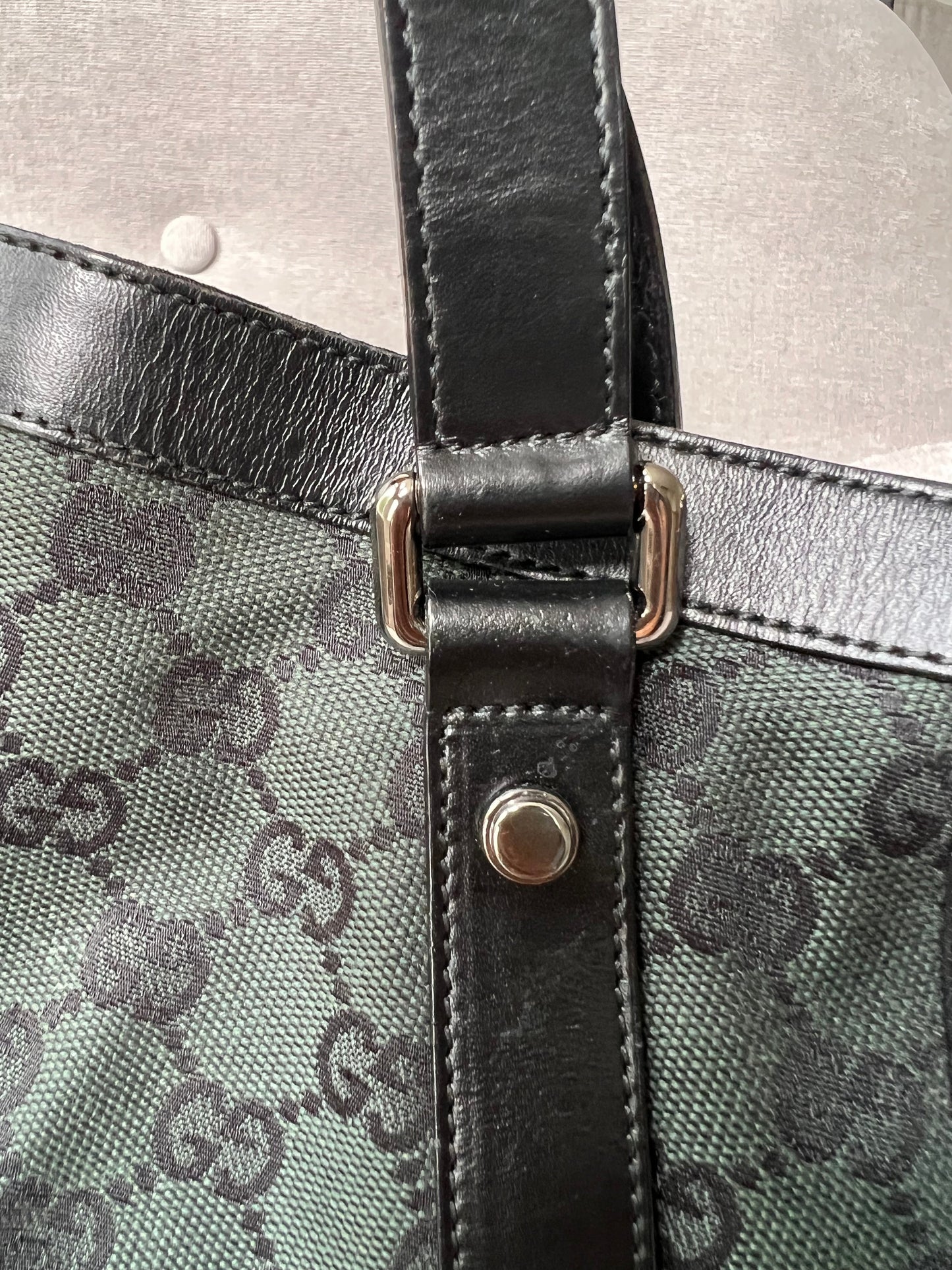 Gucci Abbey Convertible GG Canvas Tote
