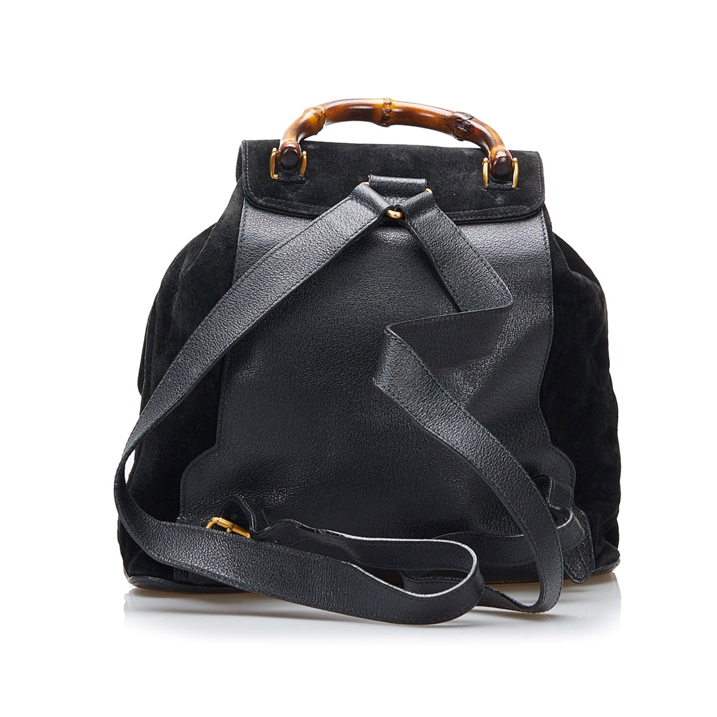 Gucci Bamboo Suede Backpack
