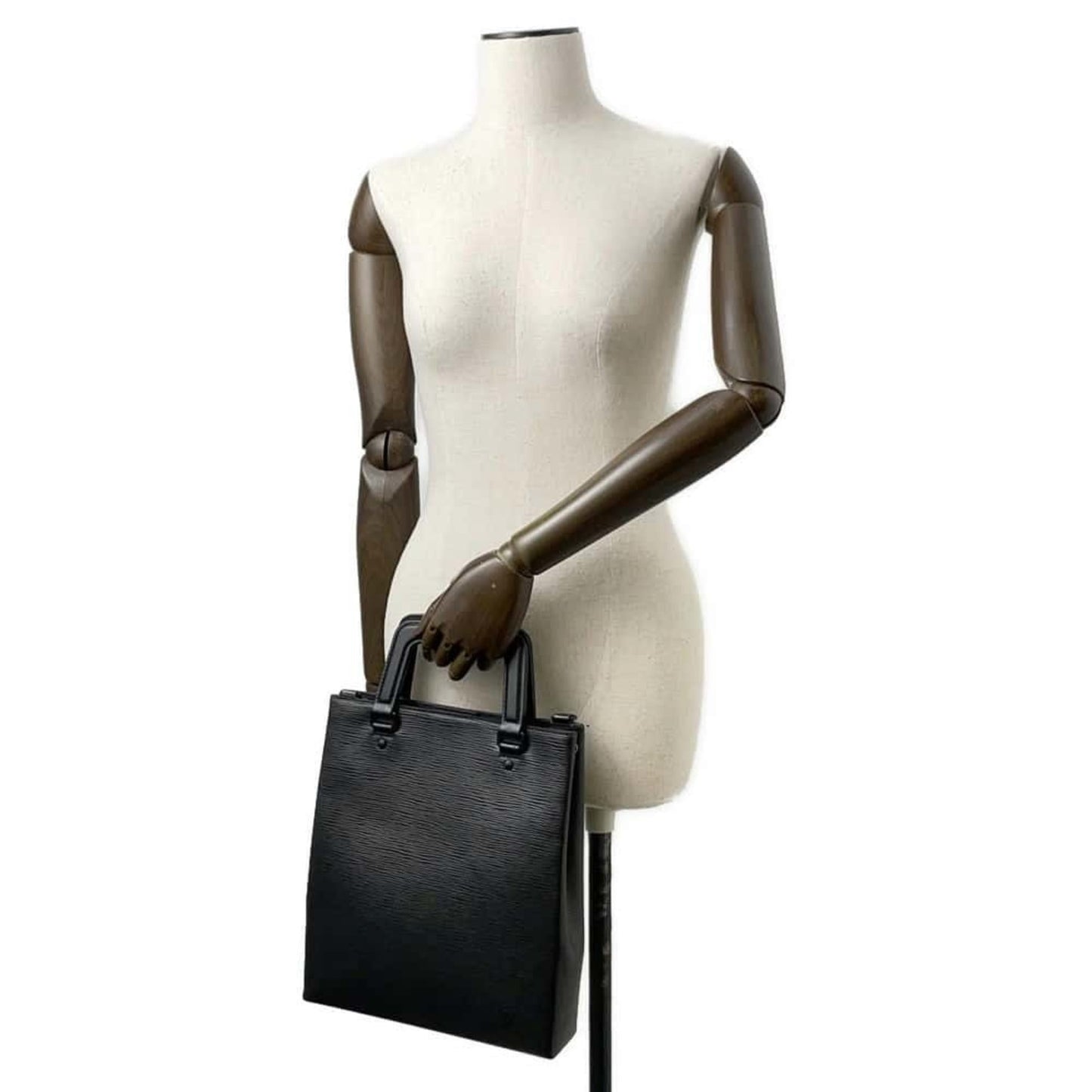Louis Vuitton  Noir Epi Leather Handbag Shoulder Bag