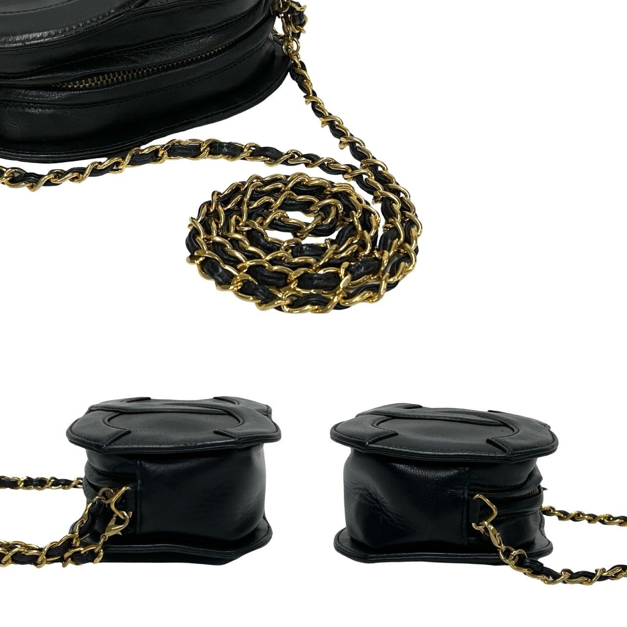 CHANEL Shoulder Bag lambskin black