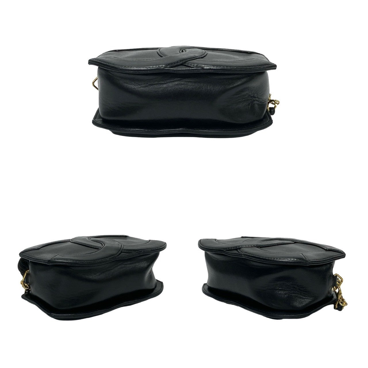 CHANEL Shoulder Bag lambskin black