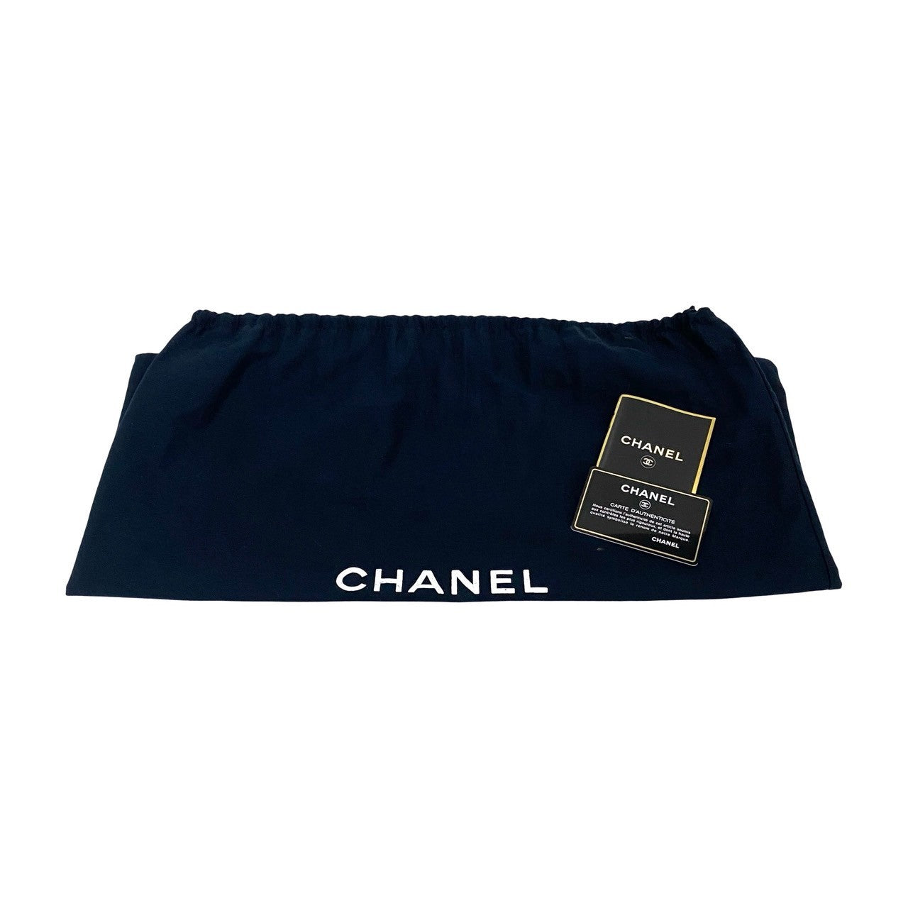 CHANEL Shoulder Bag Matt caviar skin black Wild stitch