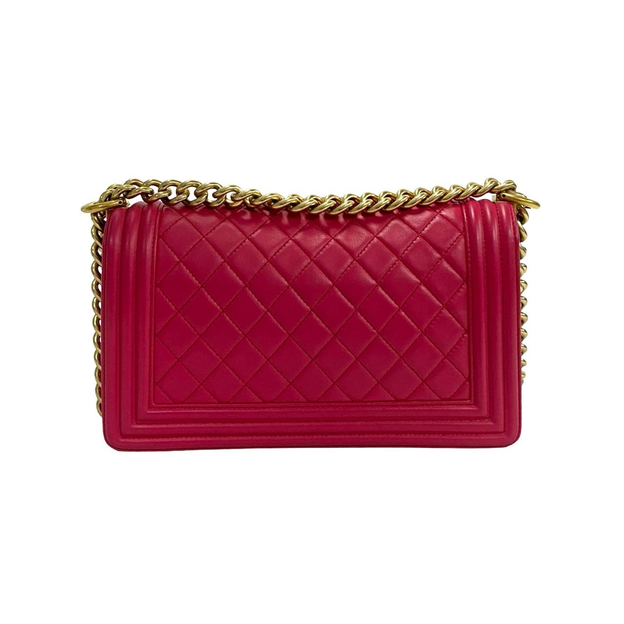 CHANEL Shoulder Bag lambskin pink Boy chanel