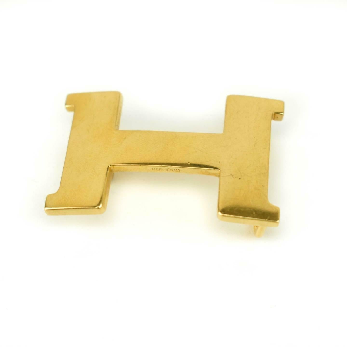 HERMES "Mini Constance" Black/Brown Reversible "H" Belt fits 26"- 28" (vy)