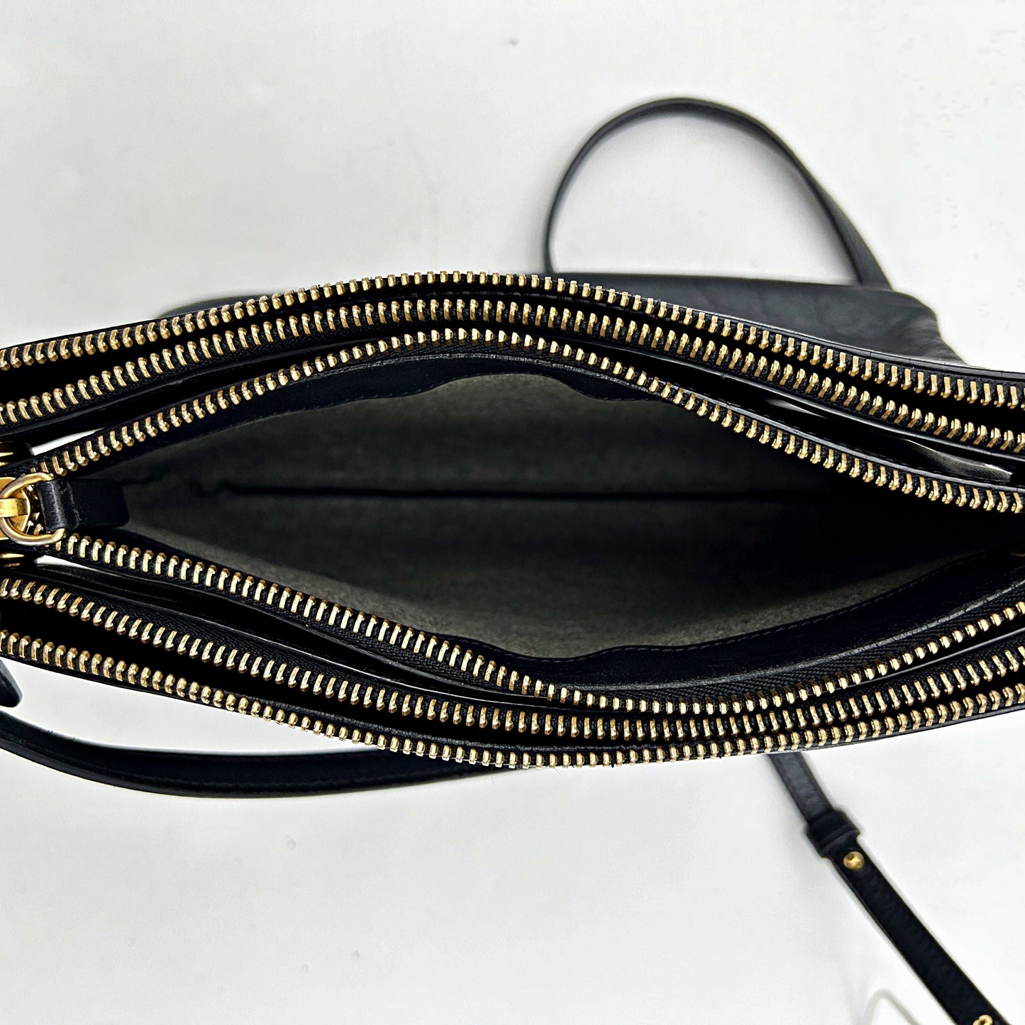 Celine Leather Trio Small - Black Crossbody Bags, Handbags LA23554