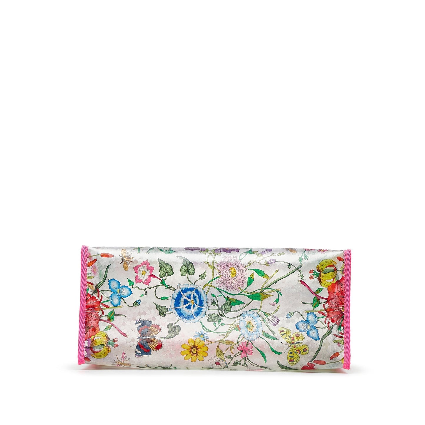 Multi Gucci Flora Print Vinyl Tote