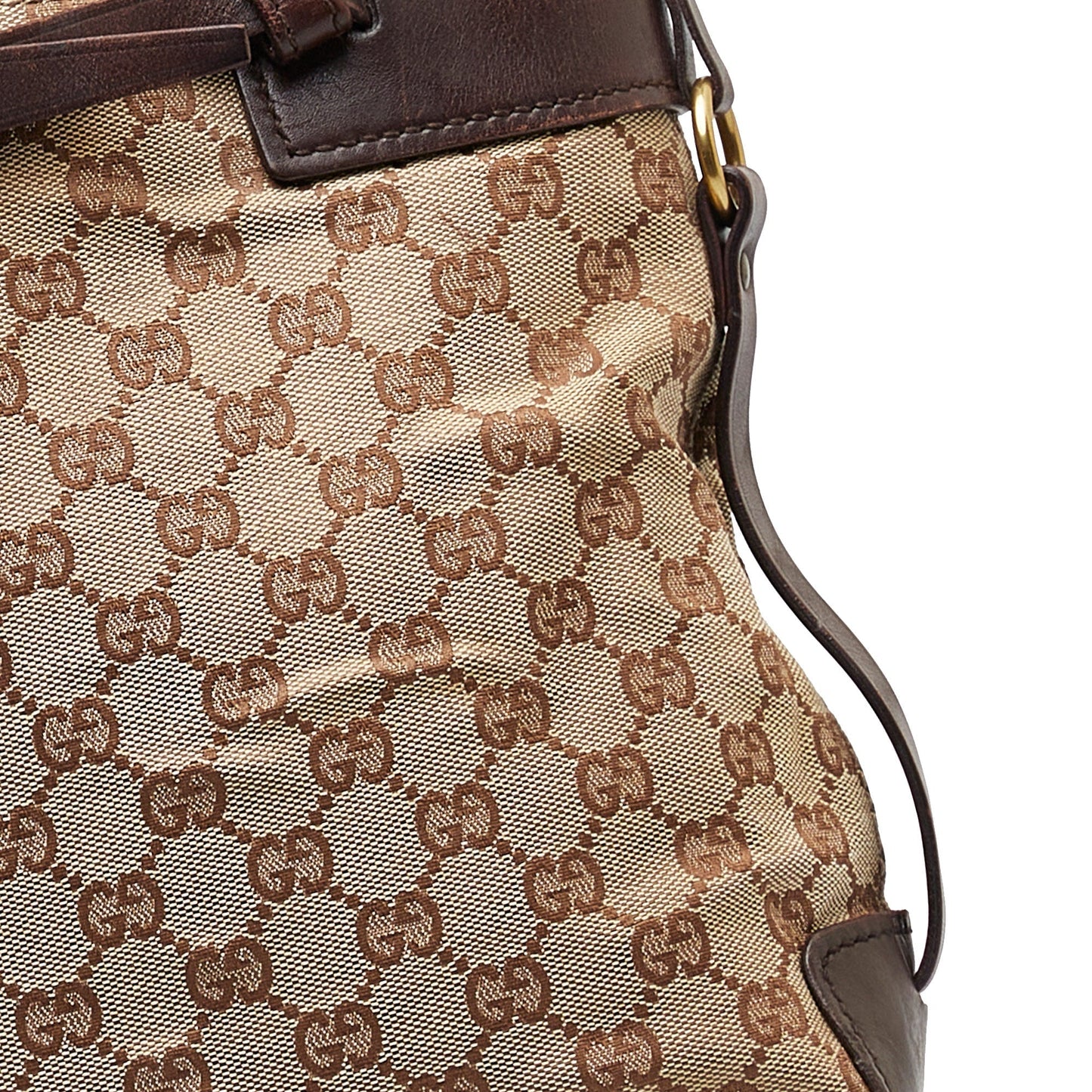 Brown Gucci GG Canvas Tote Bag
