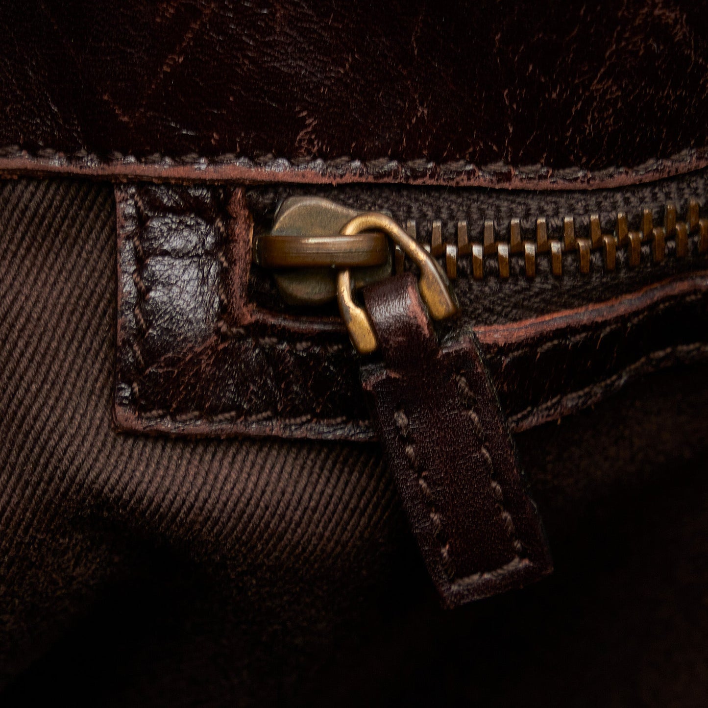 Brown Gucci GG Canvas Tote Bag