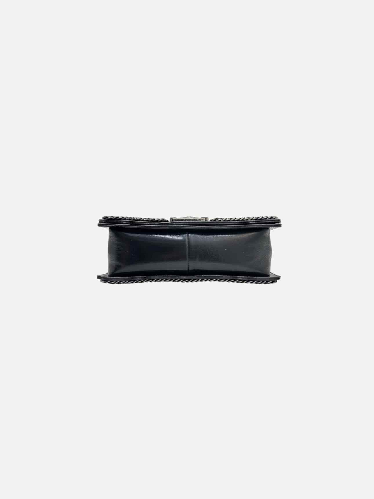 CHANEL Chain Boy Black Shoulder Bag