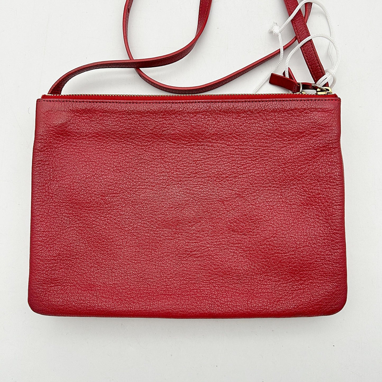 Celine Leather Trio Small - Red Crossbody Bags, Handbags LA2806
