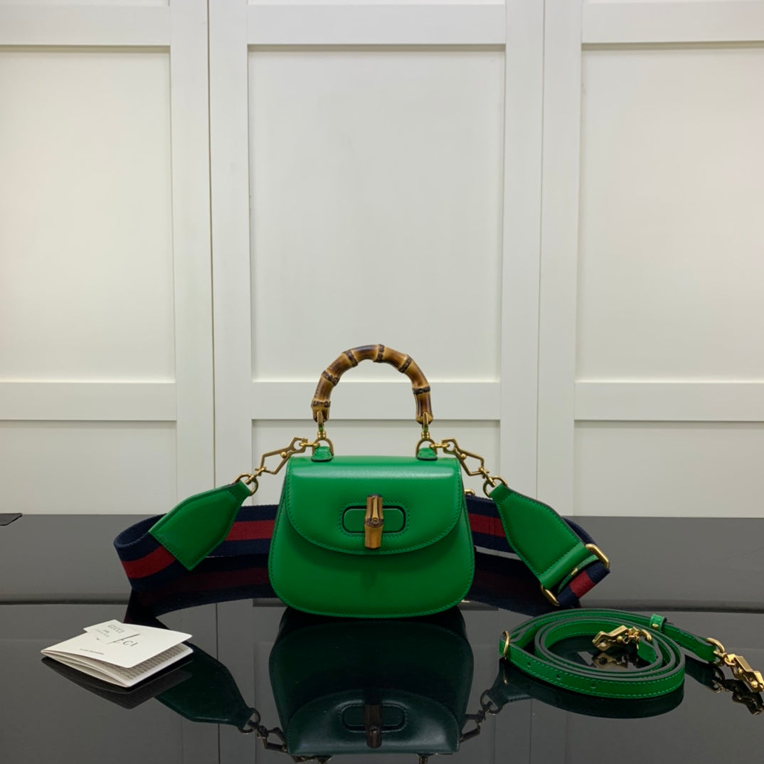 BOLSA GUCCI BAMBOO 1947 PEQUENA 17