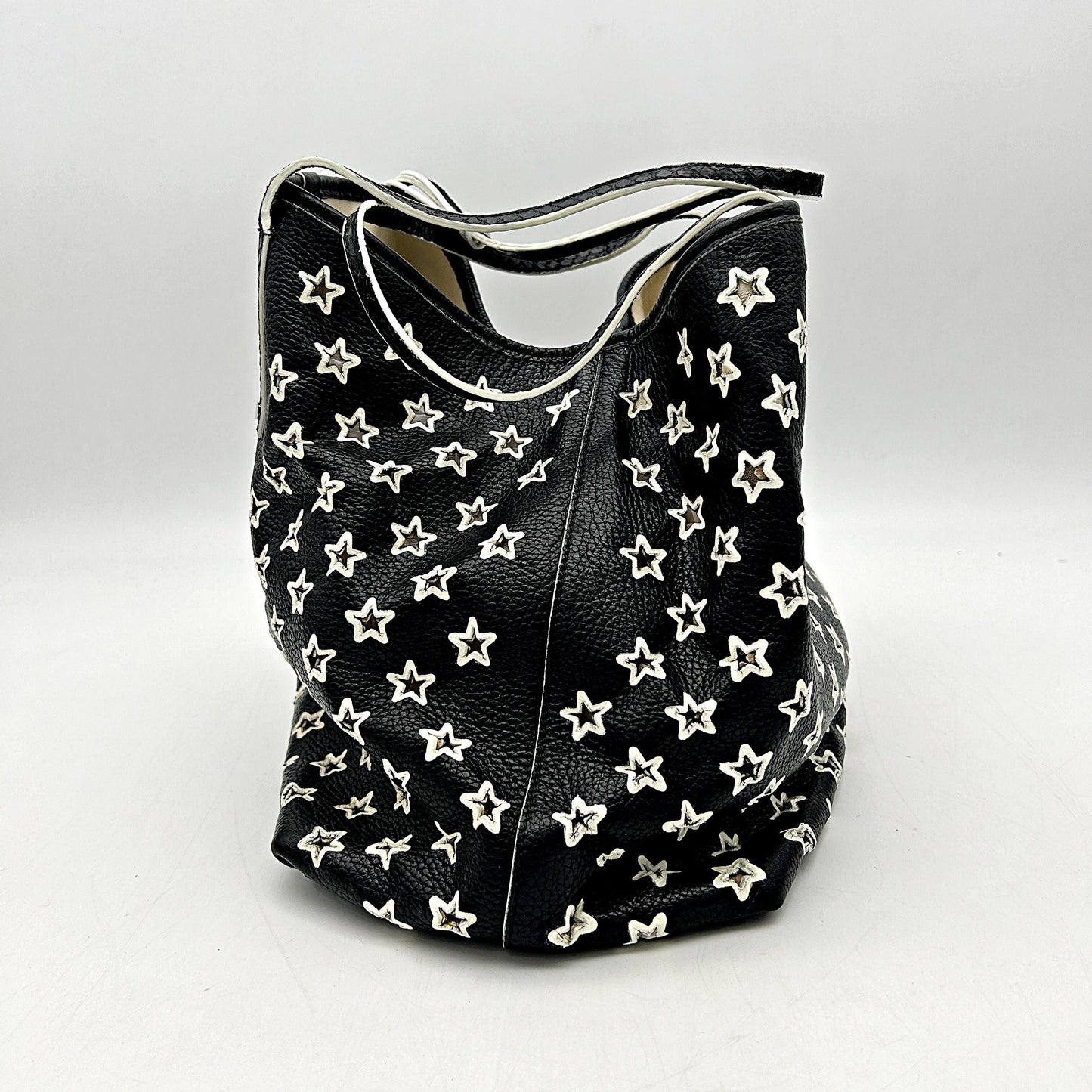 Jimmy Choo Leather Star Tote Bag - Black Totes, Handbags LA5877