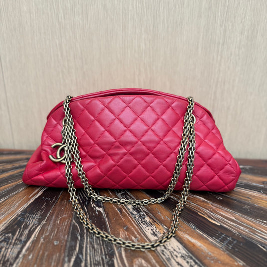 Chanel Medium Just Mademoiselle - Red Shoulder Bags, Handbags