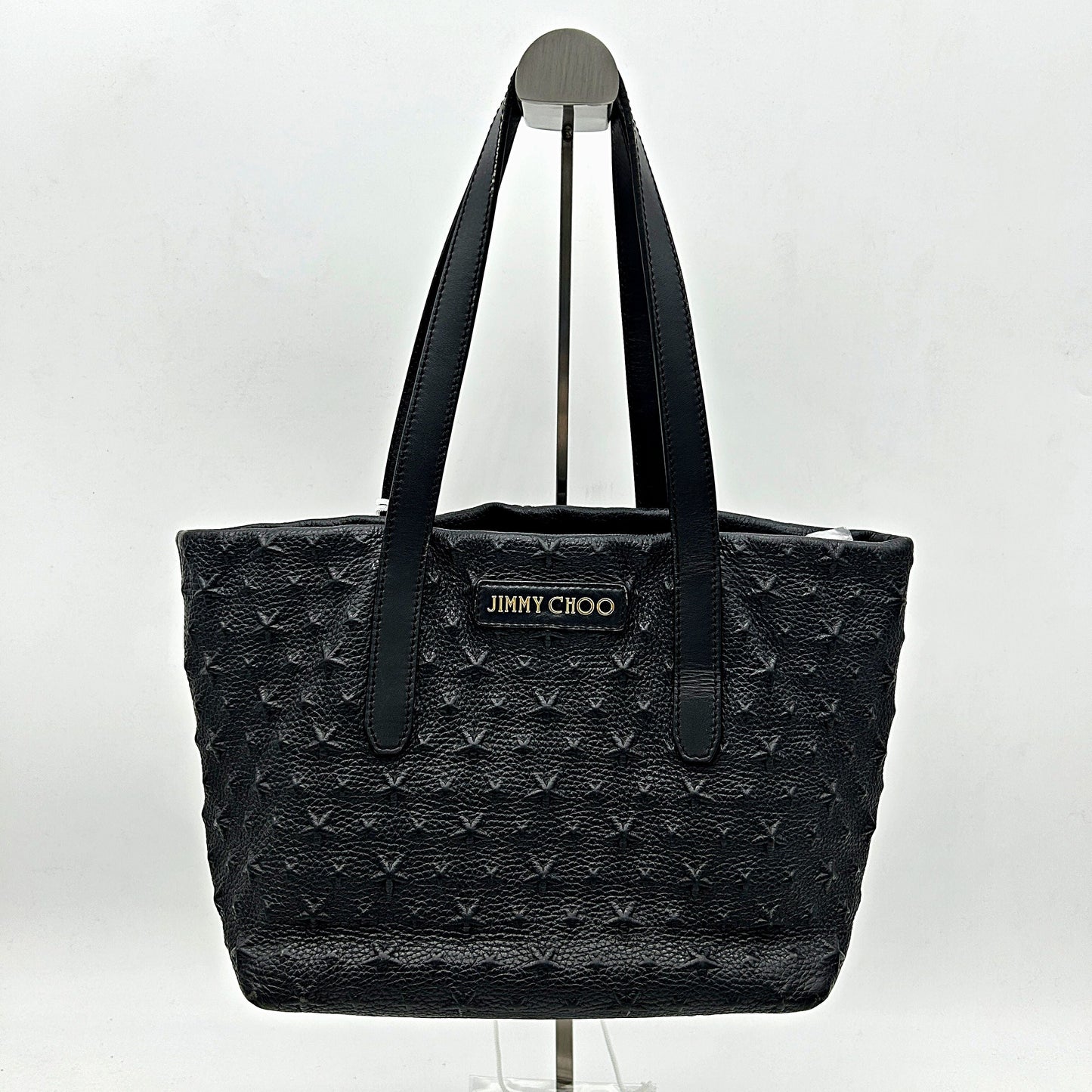 Jimmy Choo Sofia/M Tote Bag Black Leather  LA16847