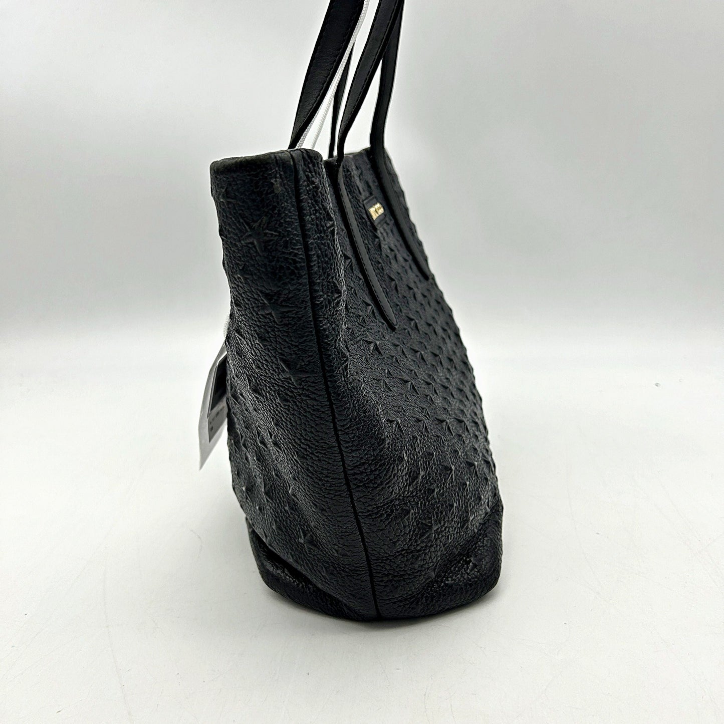 Jimmy Choo | Bags | Jimmy Choo Leopard Shoulder Bag In Black Leather Pony LA20482