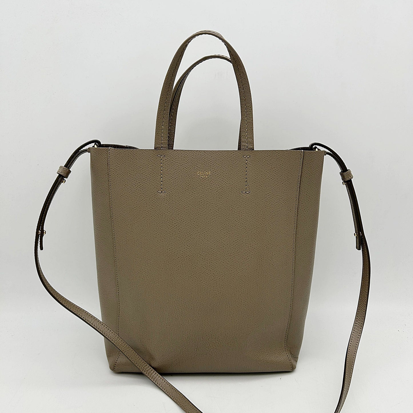 Celine Leather Tote - Grey Totes, Handbags LA36742