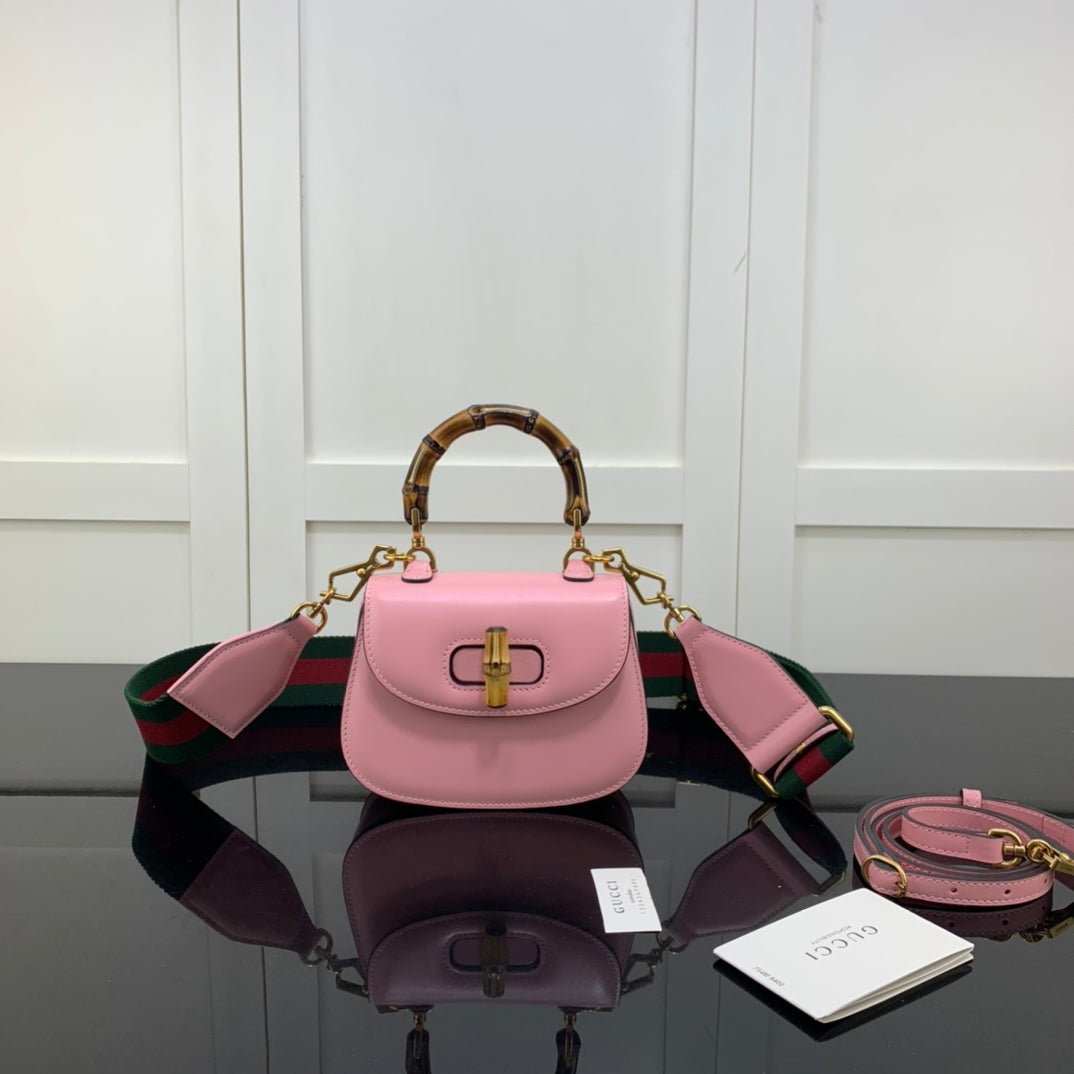 BOLSA GUCCI BAMBOO 1947 PEQUENA 17