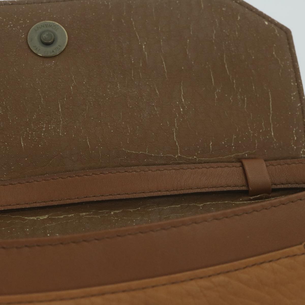 BurberrySs Shoulder Bag Leather Brown Auth 65946