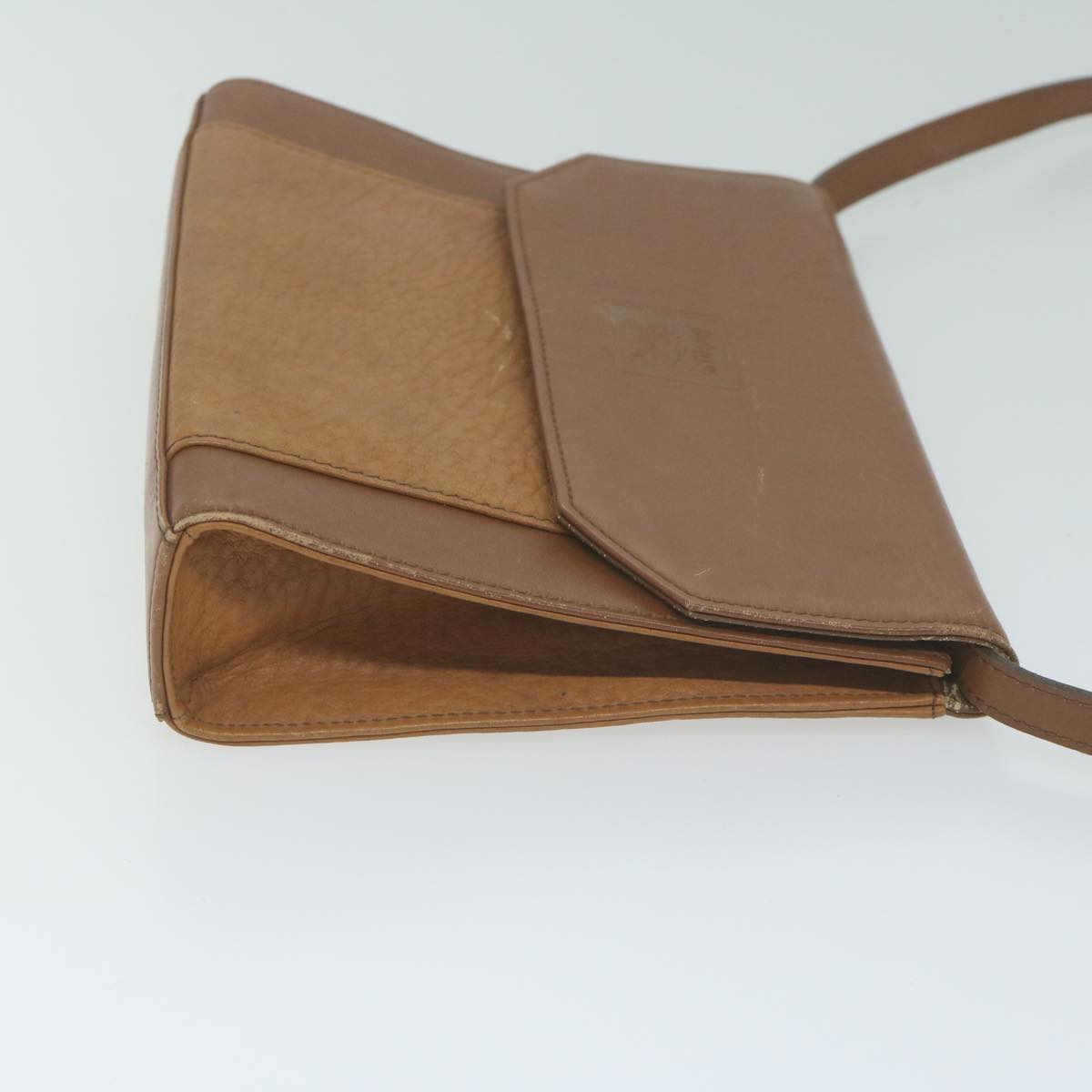 BurberrySs Shoulder Bag Leather Brown Auth 65946