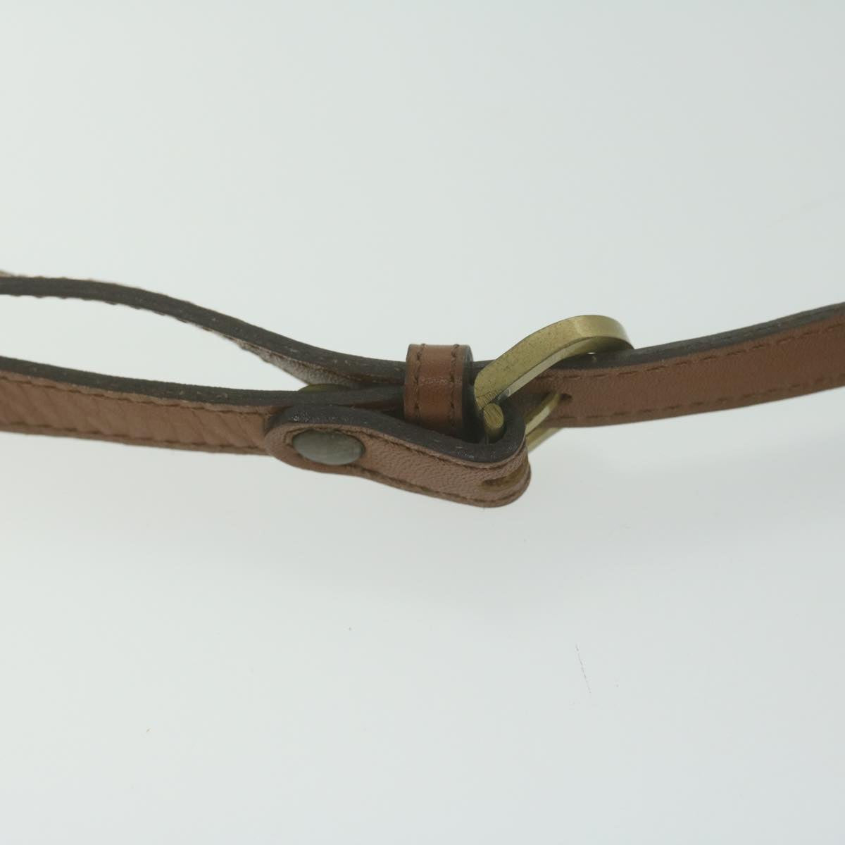 BurberrySs Shoulder Bag Leather Brown Auth 65946