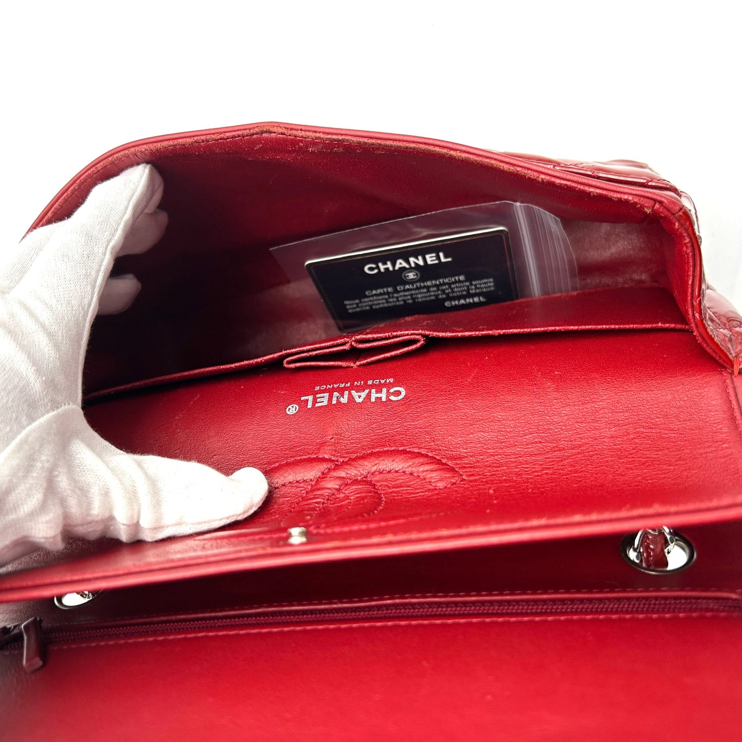 Chanel Classic Patent Maxi Double Flap Bag - Red Shoulder Bags, Handbags AF