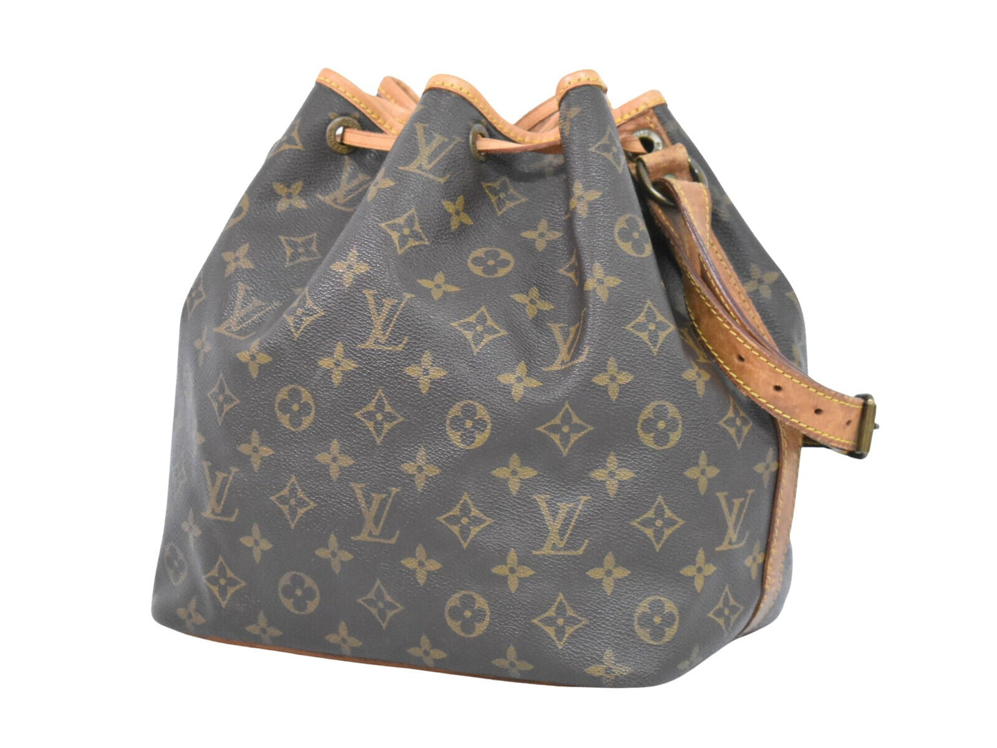 Louis Vuitton Petit Noé  Canvas Shoulder Bag
