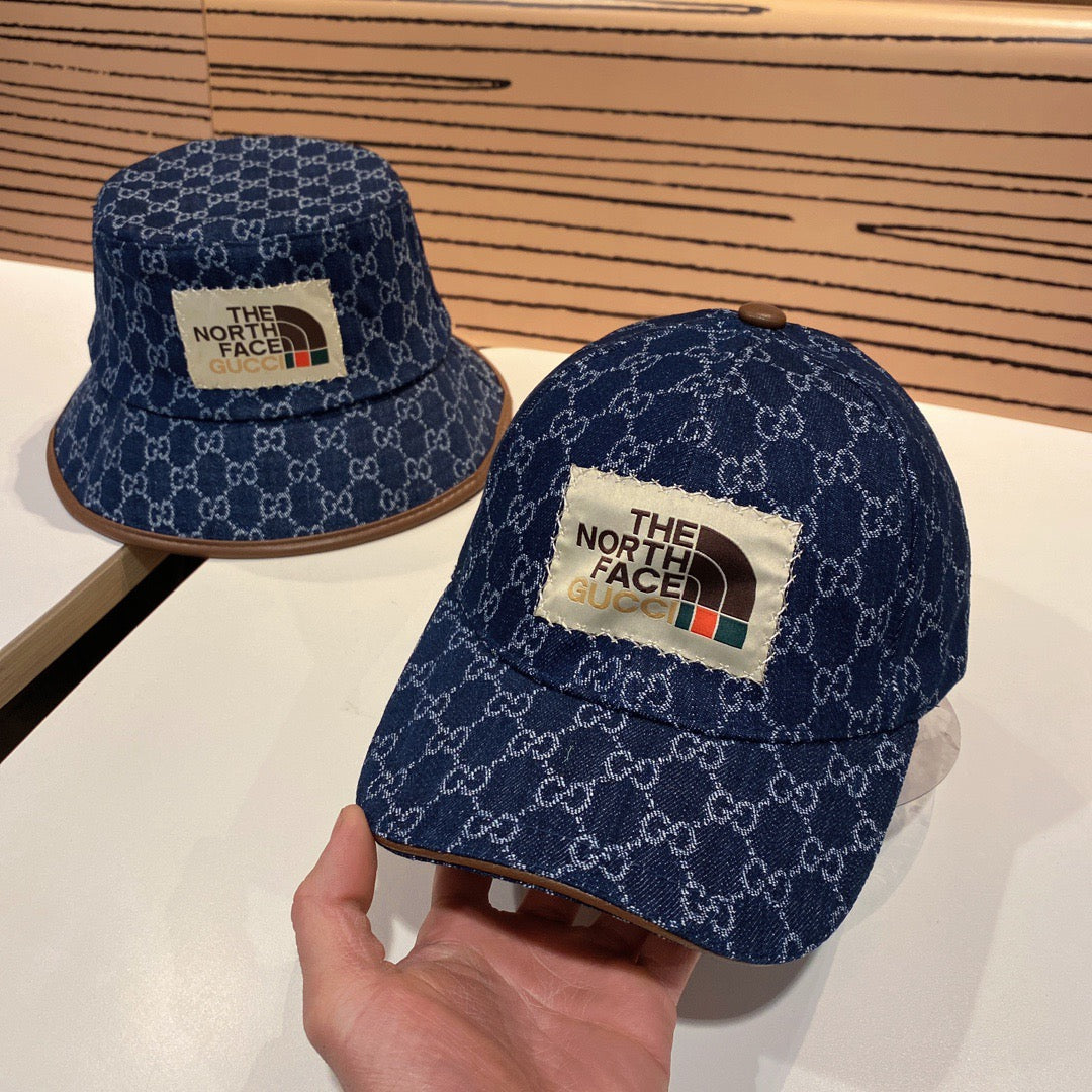 Gucci  North Face Bucket hat or Cap