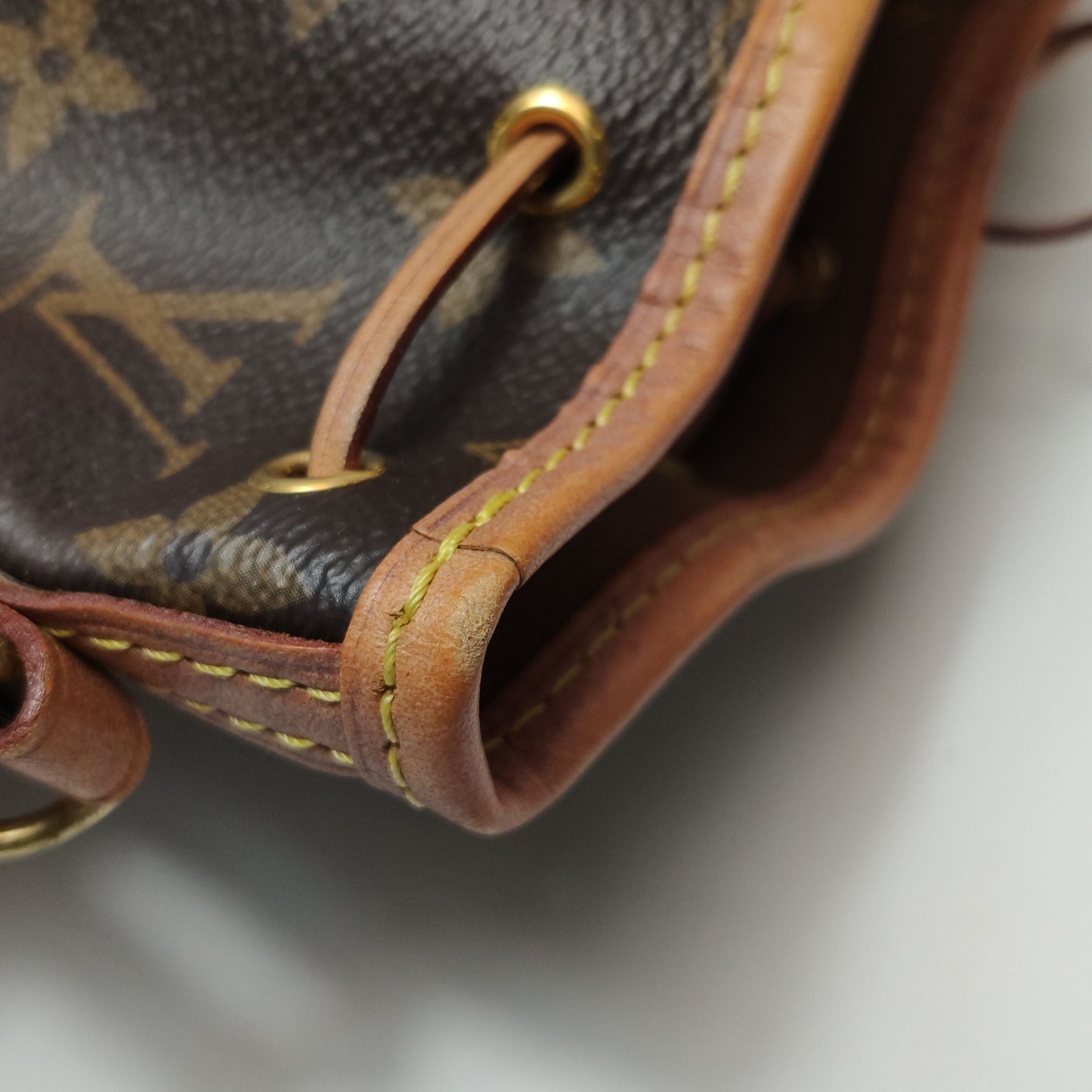 Louis Vuitton NOE Nano Monogram Drawstring Crossbody Shoulder Bag 250502781175450