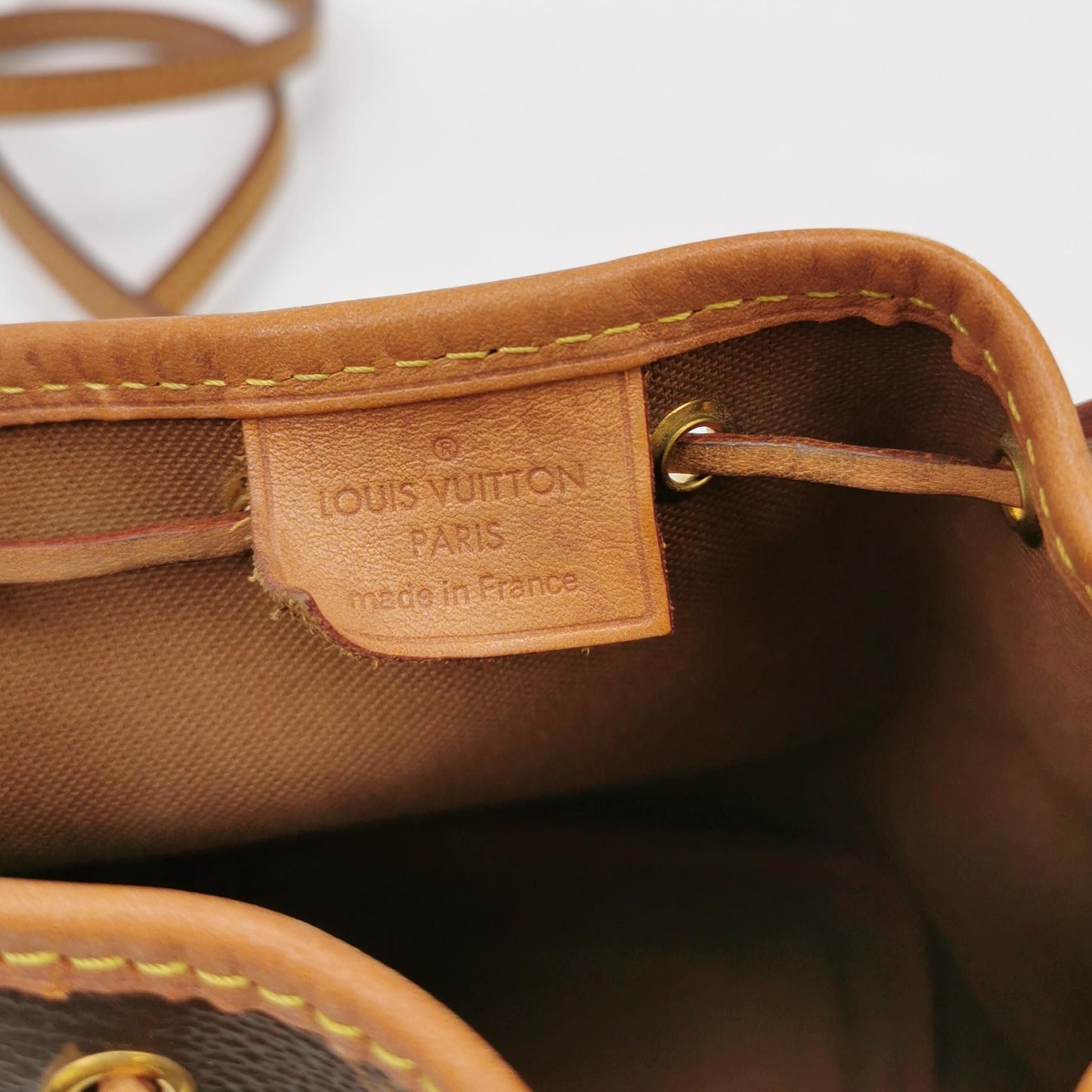 Louis Vuitton NOE Nano Monogram Drawstring Crossbody Shoulder Bag 250502781175450