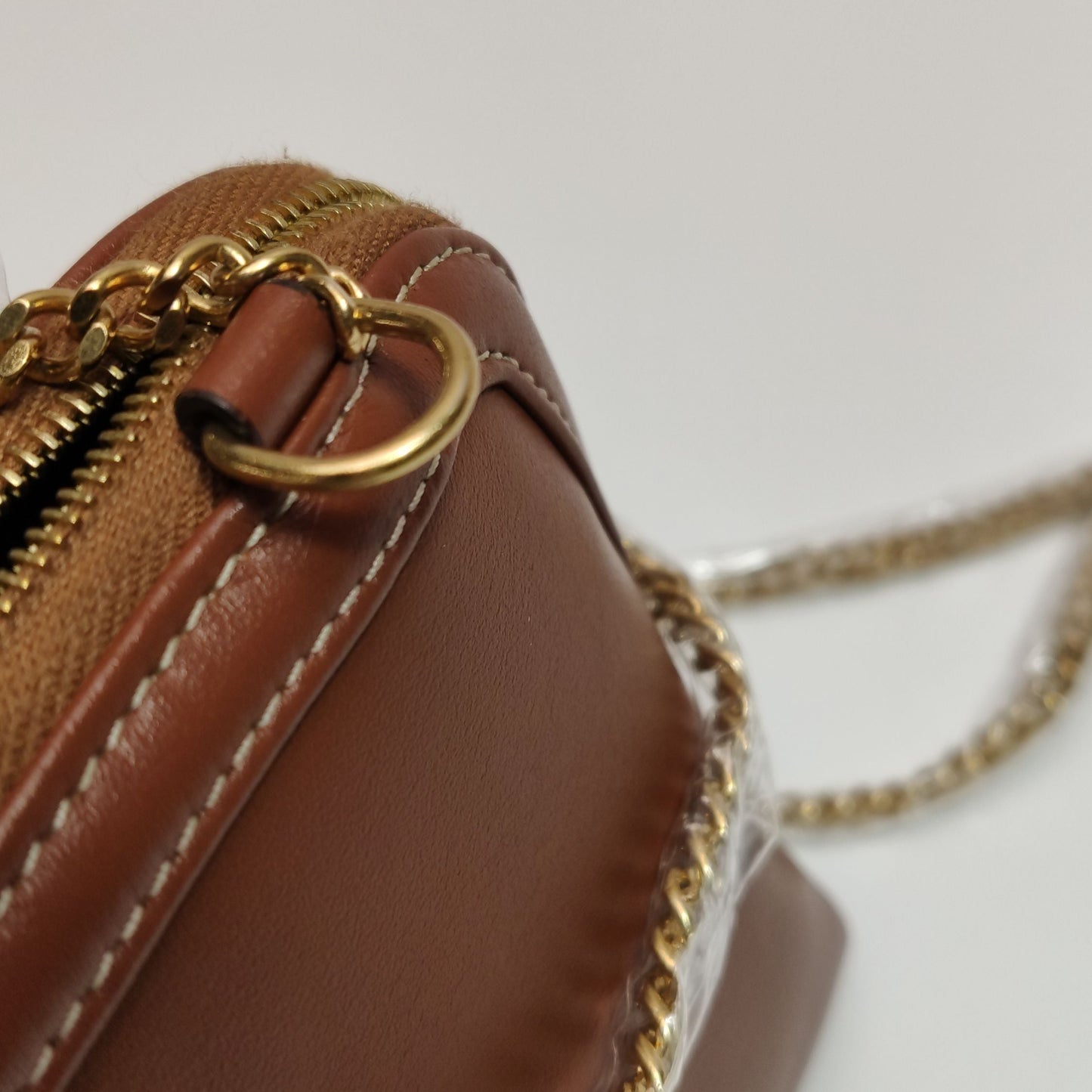 Preloved Celine Cuir Triomphe Leather Shoulder Bag 250501781174323