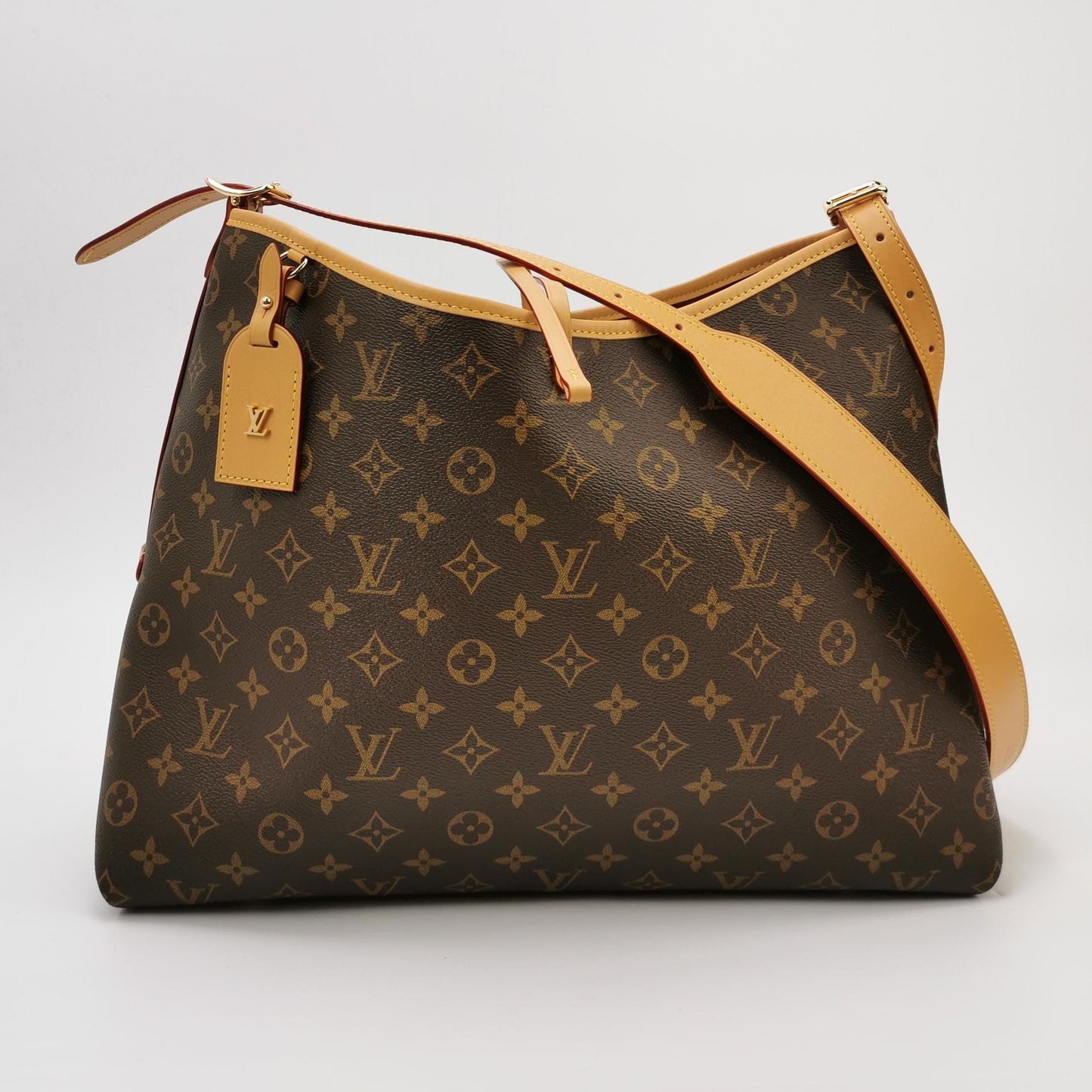 Louis Vuitton Carry All Medium Monogram Print Shoulder Bag with Chip 250501781173835