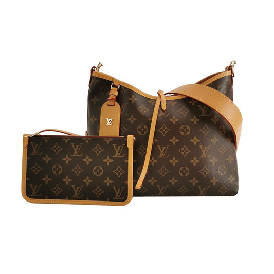 Louis Vuitton Carry All Small Monogram Print Shoulder Bag with Chip 250412781145843
