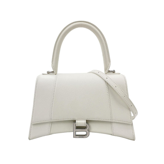 Preloved Balenciaga Hourglass Small Leather Solid Metal B Buckle Crossbody Shoulder Bag 250501781174287
