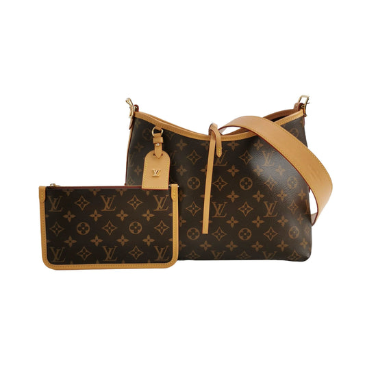 Louis Vuitton Carry All Small Monogram Print Shoulder Bag with Chip 250501781173815