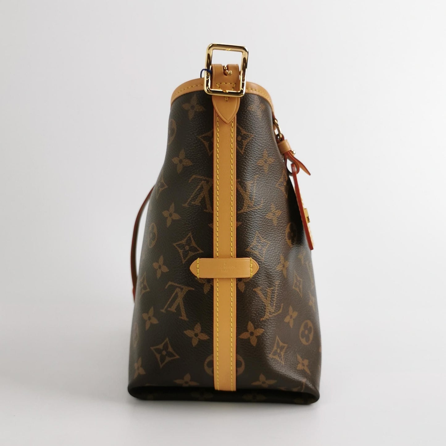 Louis Vuitton Carry All Small Monogram Print Shoulder Bag with Chip 250501781173815