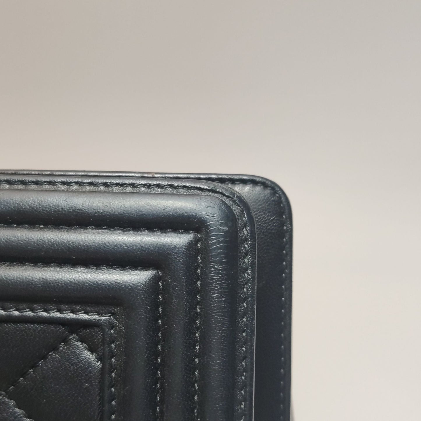 Chanel Leboy Classic Large Lambskin Quilted CC Lock Shoulder Bag