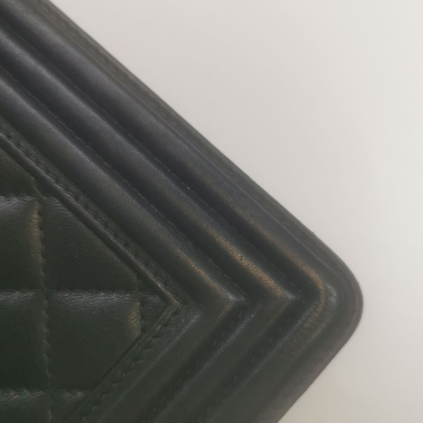 Chanel Leboy Classic Large Lambskin Quilted CC Lock Shoulder Bag