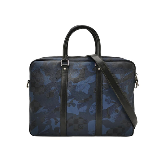 Louis Vuitton Porte Documents Camouflage Print Crossbody Shoulder Bag 250514781191889