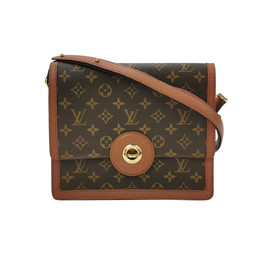 Louis Vuitton Raspail Monogram Print Vintage Messenger Shoulder Bag 250515781193702